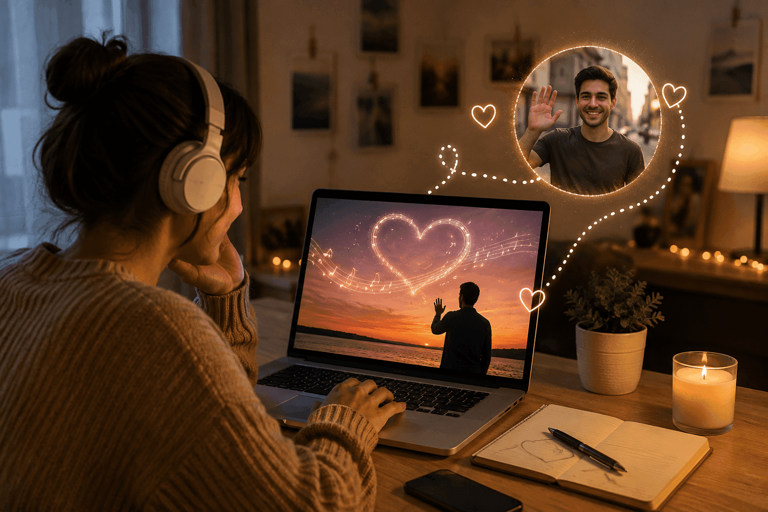 Cómo crear una canción personalizada para alguien que está lejos